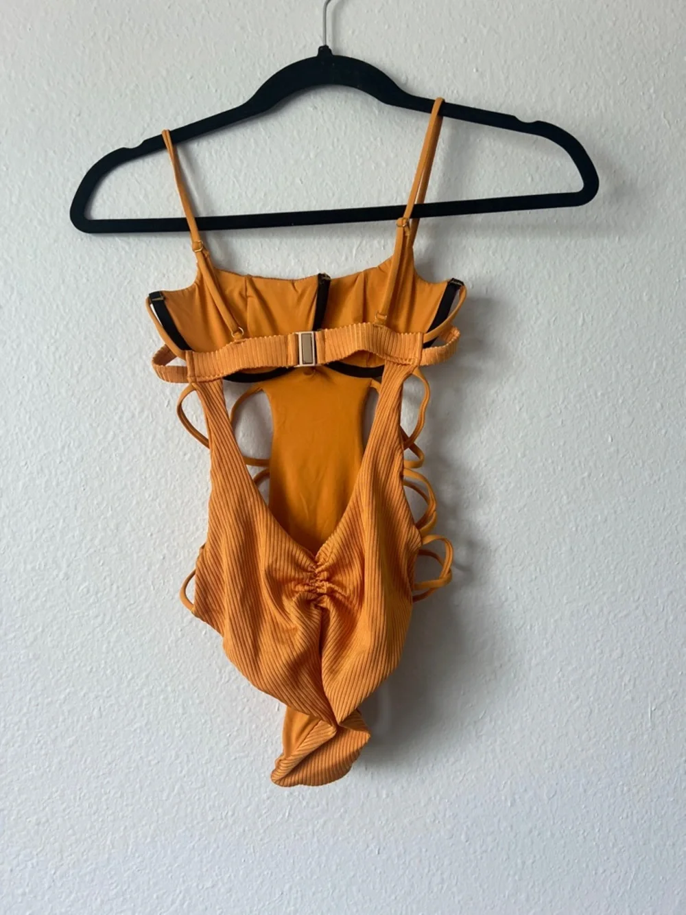 Sun Becomes Her Marigold Mono-kini swimsuit - Picture 3 of 4